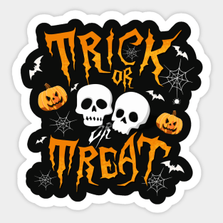 Unique Halloween - Trick or Treat Sticker